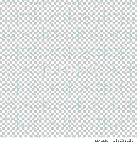 Simple and cute light blue snowflake illustration pattern 118252120