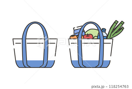 マイバックのイラスト 118254763