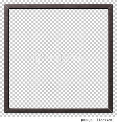 3D material_wooden frame_square 118255261