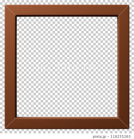 3D material_wooden frame_square 3D material_wooden frame_square 118255263
