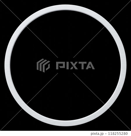 3D素材_木製のフレーム_丸 3D素材_木製のフレーム_丸 118255280