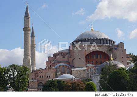 トルコ イスタンブールのアヤソフィア 118255478