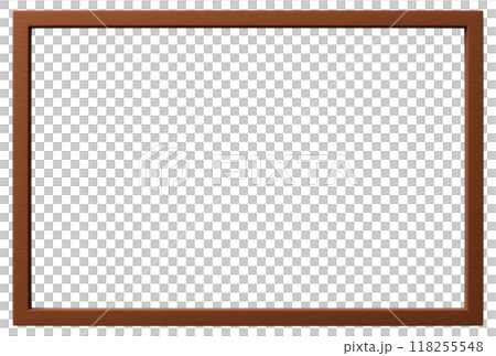 3D material_wooden frame_square 3D material_wooden frame_square 118255548