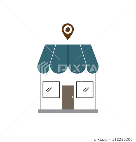 coffee shop icon 118256206