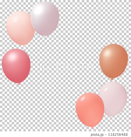Background material_balloons_pink 118256488
