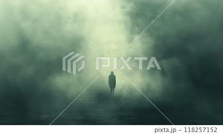 Depression and anxiety in ethereal fog, Misty dreams of anxious hearts 118257152