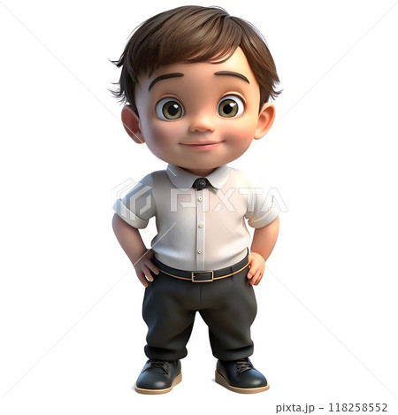 boy in kindergarten uniform 118258552