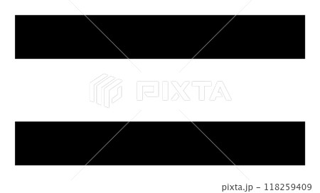 Two solid horizontal black bars on a white background. Ideal for minimalistic design, graphic design projects, modern art themes, abstract interpretations, and visual contrast exploration. Simple geom Two solid horizontal black bars on a white background. Ideal for minimalistic design, graphic design projects, modern art themes, abstract interpretations, and visual contrast exploration. Simple geom 118259409