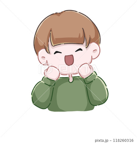 ニコニコな男の子 118260316