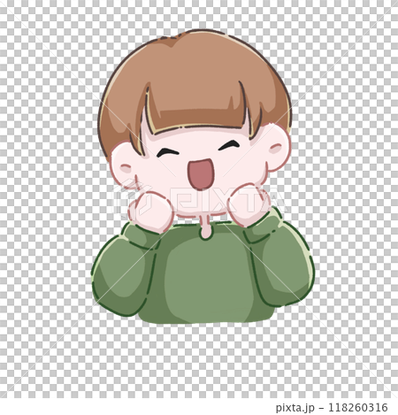 ニコニコな男の子 118260316