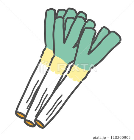 ネギ　イラスト 118260903