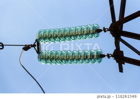 High voltage electrical lines High voltage electrical lines 118261349