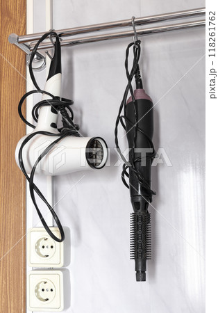 Hair dryers on a hanger Hair dryers on a hanger 118261762