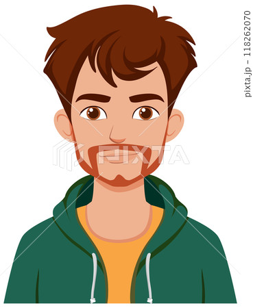 Young Man with Brown Hair 118262070