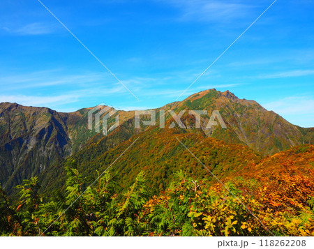 群馬観光、秋の名所、谷川岳の紅葉 群馬観光、秋の名所、谷川岳の紅葉 118262208