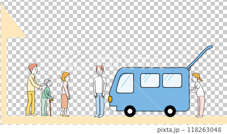 介護の送迎車（訪問歯科・デイサービス） 118263048