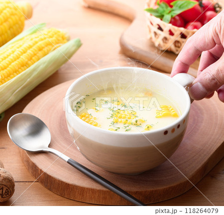 コーンスープ ( コーンポタージュ コーンクリーム ) コーンスープ ( コーンポタージュ コーンクリーム ) 118264079