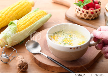 コーンスープ （ コーンポタージュ コーンクリーム ） 118264080
