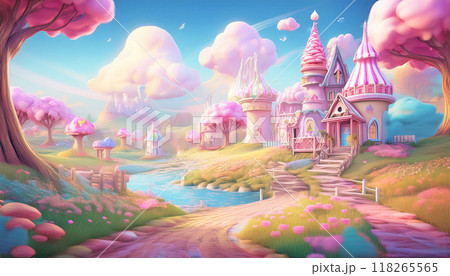 カラフルな建物 118265565