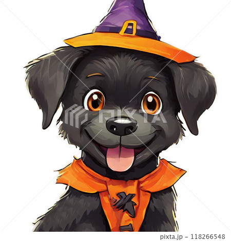 ハロウィンの仮装をした犬 ハロウィンの時期になると、ペットも一緒に仮装を楽しむ人が増えています。 ハロウィンの仮装をした犬 ハロウィンの時期になると、ペットも一緒に仮装を楽しむ人が増えています。 118266548