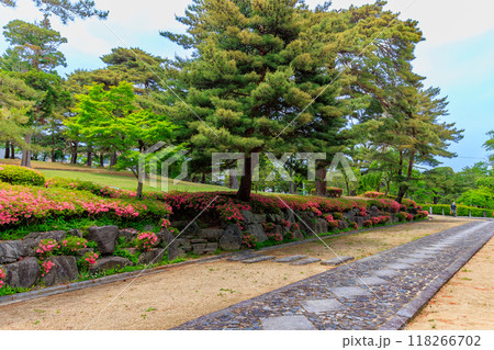 福島県　郡山市　麓山公園 118266702