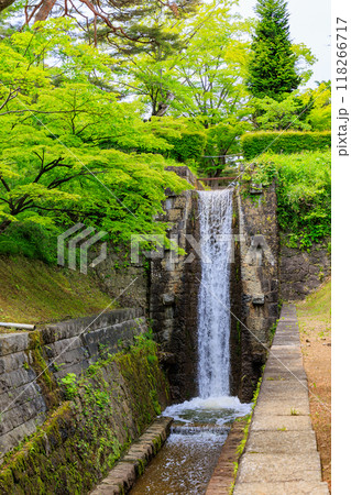 福島県　郡山市　麓山公園（安積疏水麓山の飛瀑） 118266717