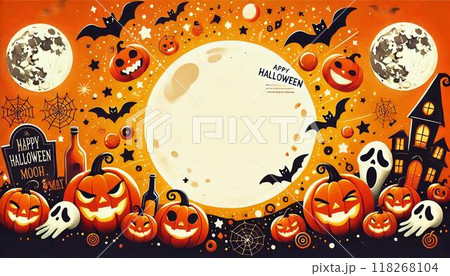 ハロウィン背景素材壁紙,ハロウィーン 118268104