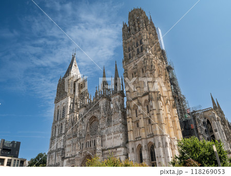 Rouen ; France - august 2024 : Rouen Notre-Dame Cathedral 118269053