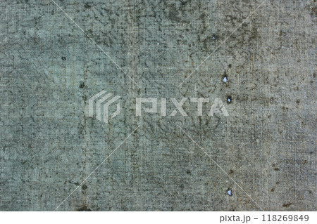 Very old fabric is spoiled by time. top view. close-up 118269849