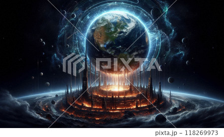 Earth ascension: transcending from destructive old dimension to higher state Earth ascension: transcending from destructive old dimension to higher state 118269973