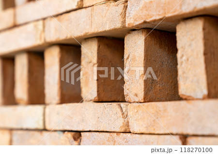The new pattern of hole brick wall arrangement art with modern and vintage combination style for creative wall background design. The new pattern of hole brick wall arrangement art with modern and vintage combination style for creative wall background design. 118270100