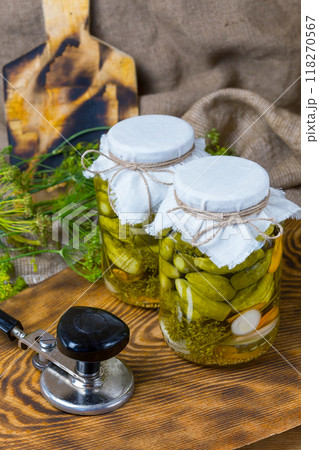 marinated cucumbers, cucumbers in a bowl, Cucumber pickle set marinated cucumbers, cucumbers in a bowl, Cucumber pickle set 118270567