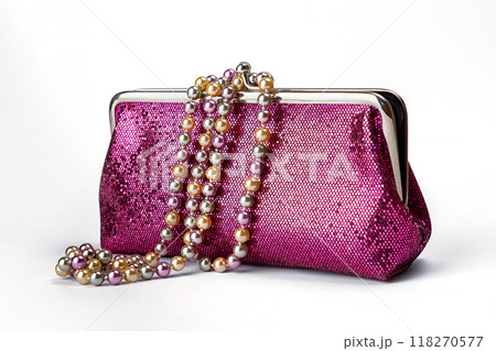 A beautiful pink cosmetic bag A beautiful pink cosmetic bag 118270577