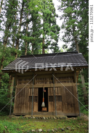 福島県　前沢曲家集落「鹿島神社」 118270961