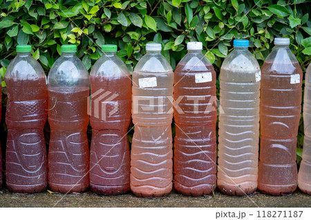 packaged in a plastic container, biofermented water for use in agriculture. packaged in a plastic container, biofermented water for use in agriculture. 118271187