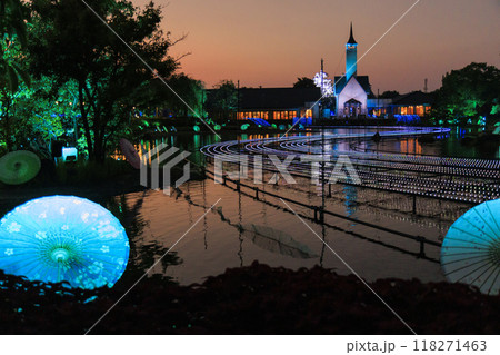 なばなの里 里の夏あかり サマーイルミネーション なばなの里 里の夏あかり サマーイルミネーション 118271463