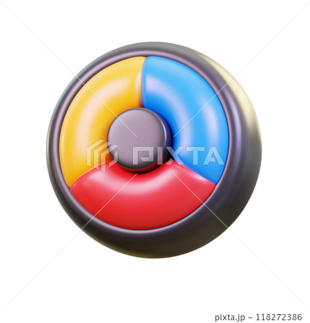 Color Wheel 3D Illustrations Color Wheel 3D Illustrations 118272386