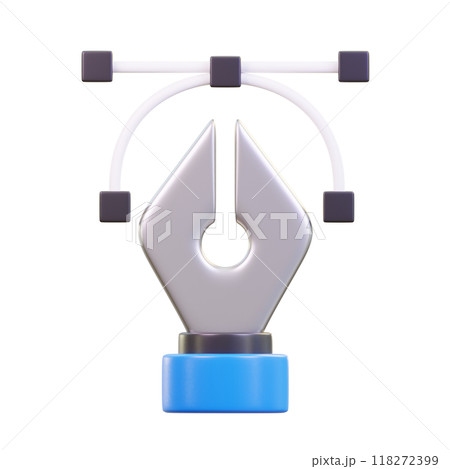 Pen Tool 3D Illustrations 118272399