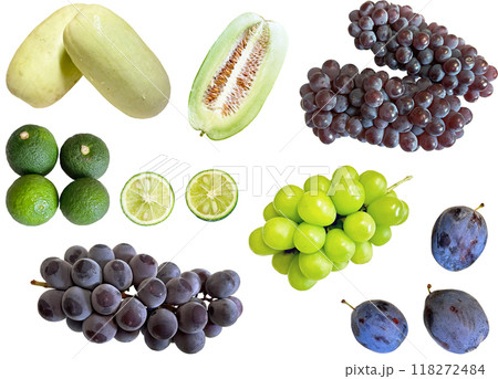 切り抜き素材セットーフルーツ13 切り抜き素材セットーフルーツ13 118272484