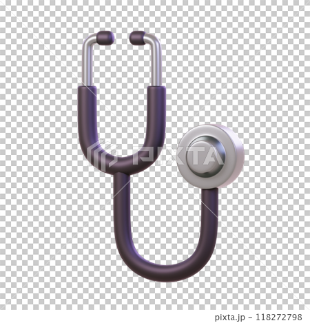 Stethoscope 3D Illustration Stethoscope 3D Illustration 118272798