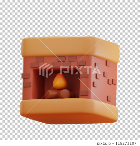 Fireplace 3D Illustrations Fireplace 3D Illustrations 118273107