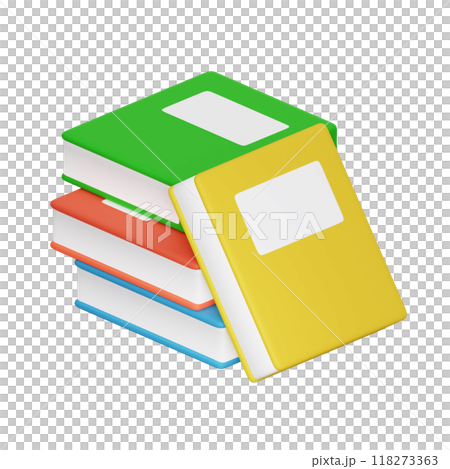Book Stack 3D Illustrations Book Stack 3D Illustrations 118273363