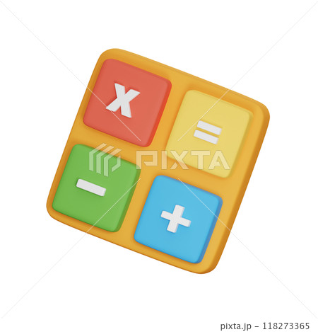 Calculator 3D Illustrations 118273365
