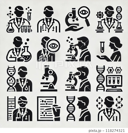 科学者のピクトグラム 118274321