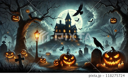 ハロウィンイラスト 118275724