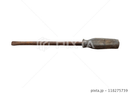 Old rusty screwdriver Old rusty screwdriver 118275739