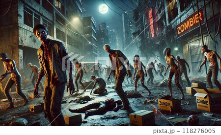 ゾンビイラスト 118276005