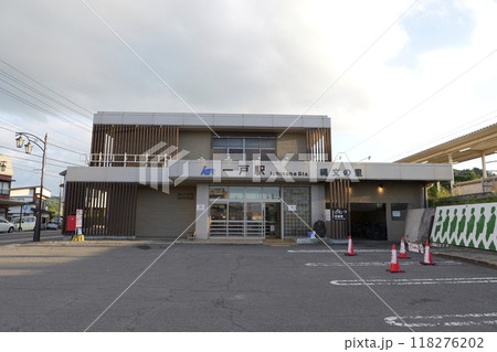 岩手県一戸町|駅のある風景 一戸駅 岩手県一戸町|駅のある風景 一戸駅 118276202