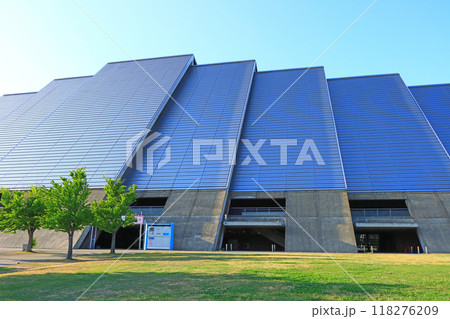 長野県長野市、エムウェーブの風景 長野県長野市、エムウェーブの風景 118276209