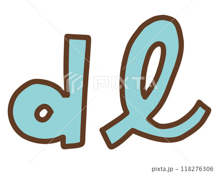 手描きのデシリットル 118276306